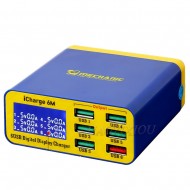 Mechanic iCharge Digital Ekranlı 6 Port USB Şarj Cihazı