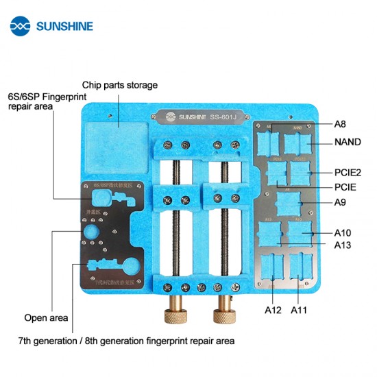 Sunshine SS-601J Yüksek Isıya Dayanıklı Anakart Bord Tutucu