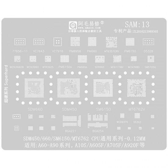 Samsung A10s / A605f / A705f / A920f Entegre Kalıbı